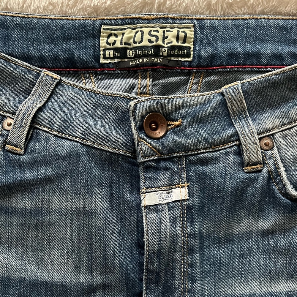 Closed Jean Marlow Blue Italian Denim Skinny Sz 29